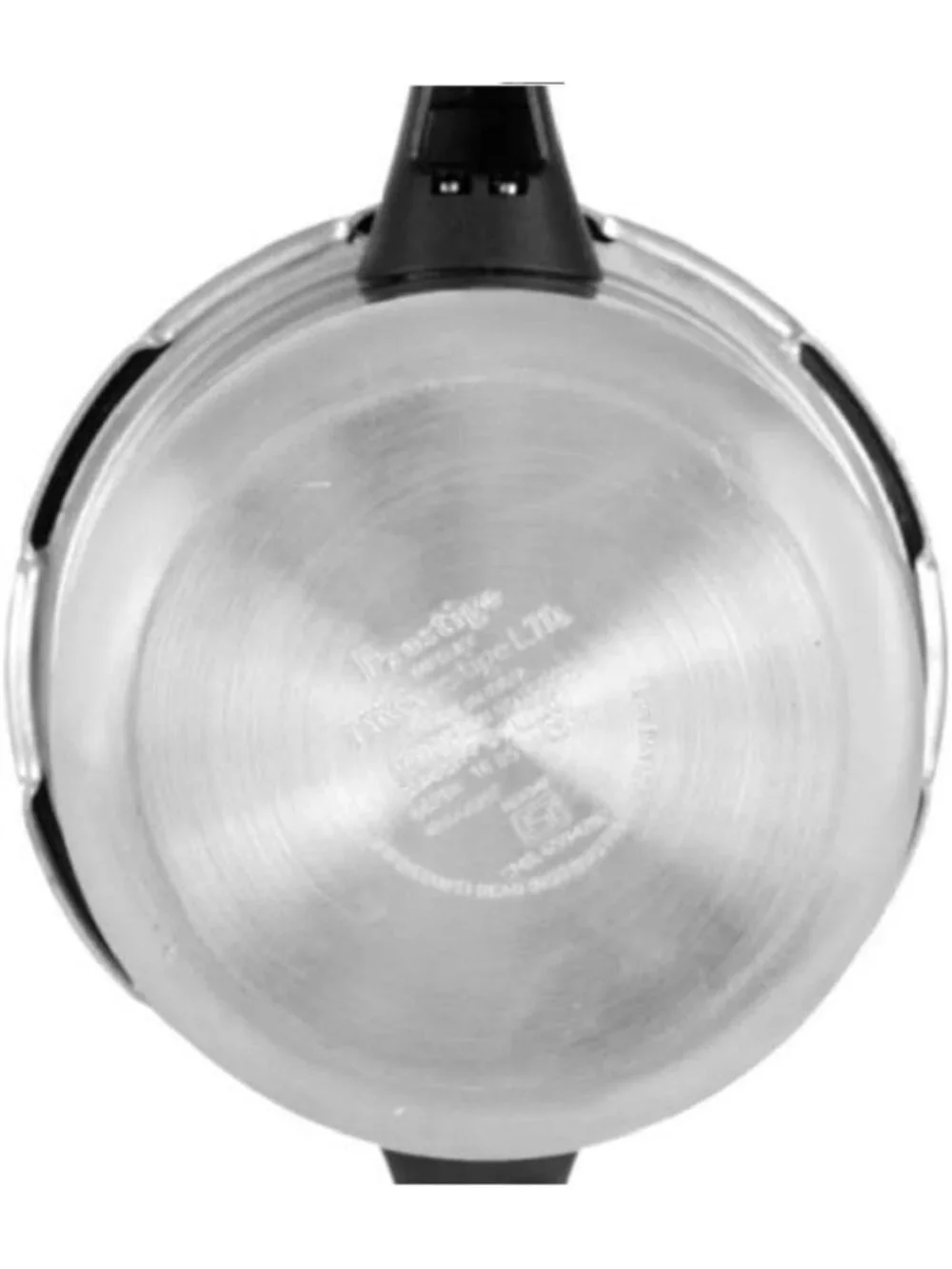 4L Aluminum Pressure Cooker - Durable, Fast Cooking, Easy Clean, Silver Finish